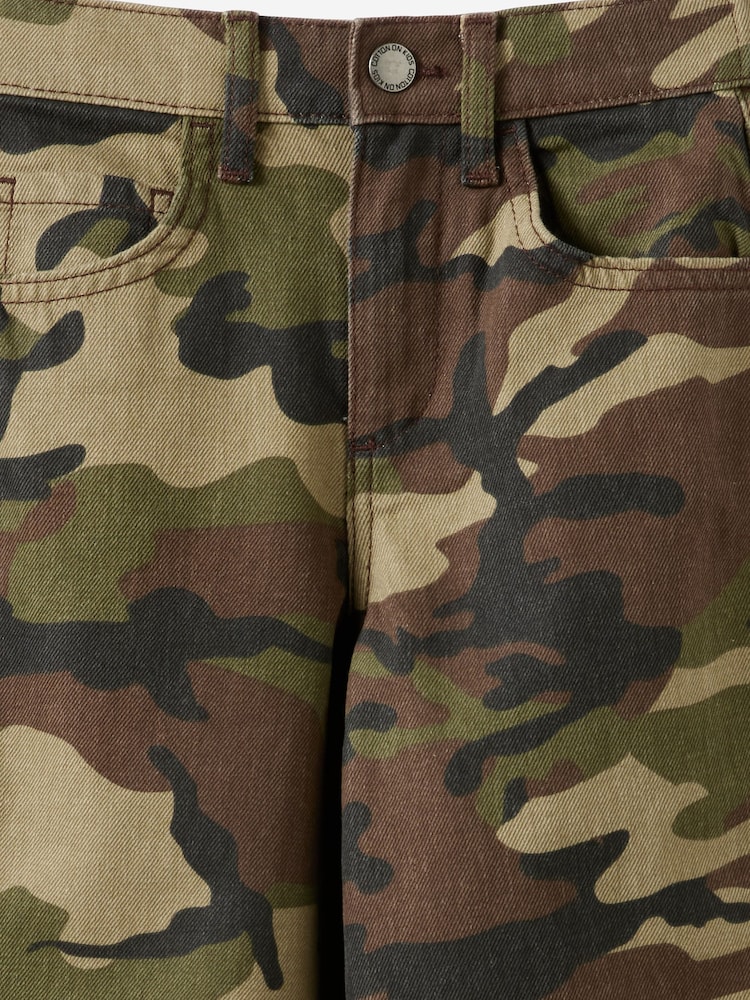 Verde - Vaqueros Denim Unisex de Pernera tipo barril Cotton On - Imagen 3 de 3