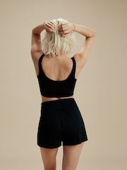 Speedo Black FLU3NTE High Waist Shorts - Image 2 of 5