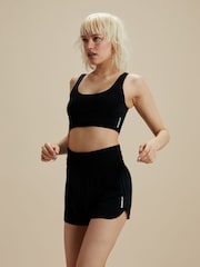 Speedo Black FLU3NTE High Waist Shorts - Image 3 of 5