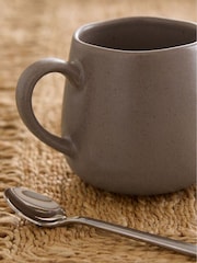 Set of 4 Chocolate Brown Lana Mugs - Image 2 of 2