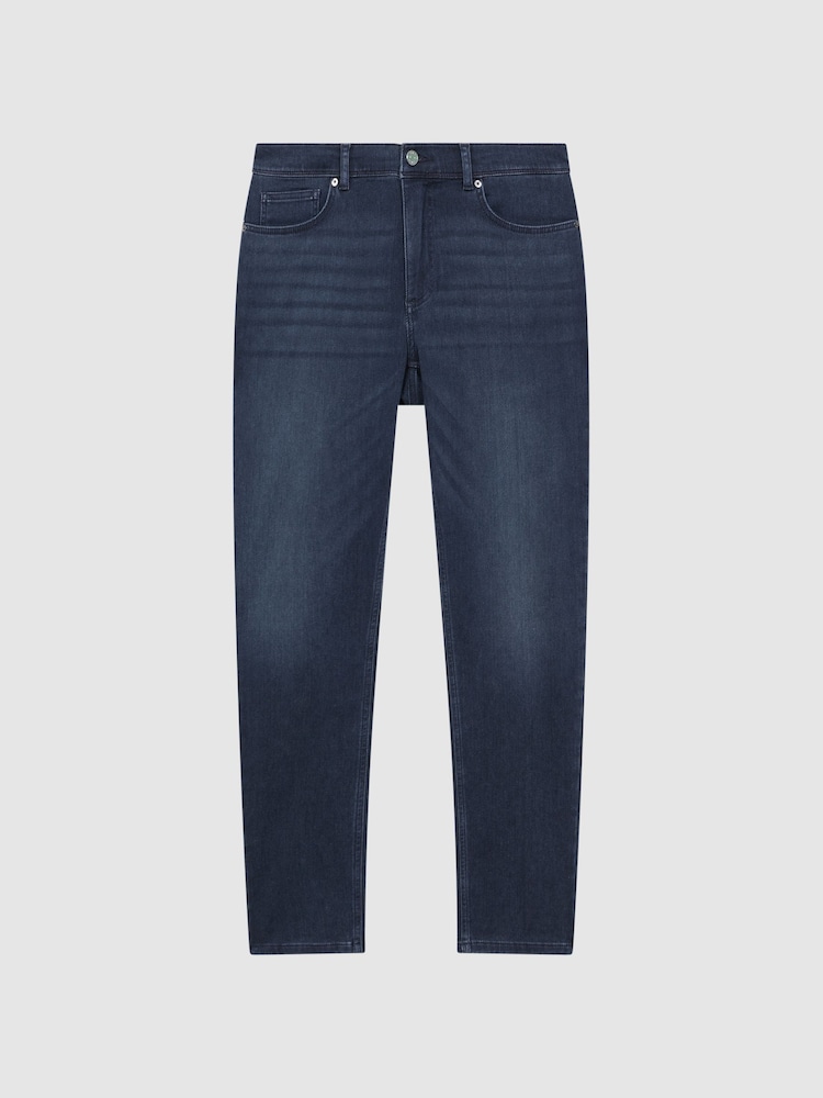 Reiss Indigo Littleton Slim Fit Mid Rise Jeans - Image 2 of 5