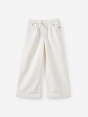 Cotton On White Relaxed Wide Leg Denim Jeans - Image 1 of 3