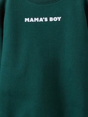 Cotton On Green Sammy Oversize Fleece Jumper - Image 2 of 3