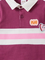 Rouge - Polo de rugby Cotton On Ari - Image 2 de 3