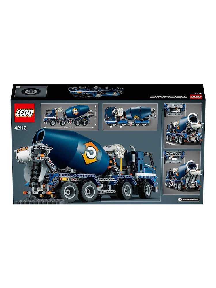 LEGO Technic Concrete Mixer Truck Toy Construction Set 42112 - Image 9 of 9