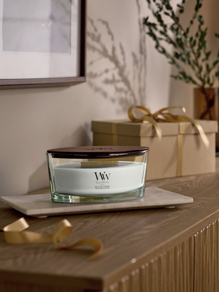 Woodwick Grey Ellipse Candle - Image 1 of 4