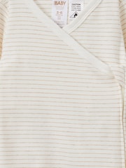 Cotton On Cream Cross Over Zip Sleepsuit - Image 2 of 3