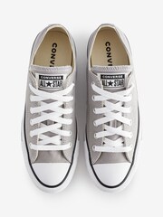Converse Neutral Chuck Ox Trainers - Image 5 of 9