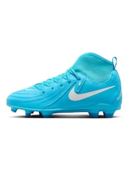 Nike Glacier Blue Kids Phantom Luna 2 Club Multi Ground Football Boots - Image 2 of 12