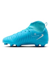 Nike Glacier Blue Kids Phantom Luna 2 Club Multi Ground Football Boots - Image 5 of 12