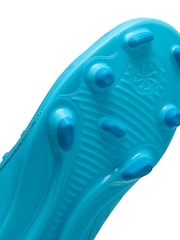 Nike Glacier Blue Kids Phantom Luna 2 Club Multi Ground Football Boots - Image 8 of 12
