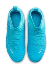 Nike Glacier Blue Kids Phantom Luna 2 Club Multi Ground Football Boots - Image 9 of 12
