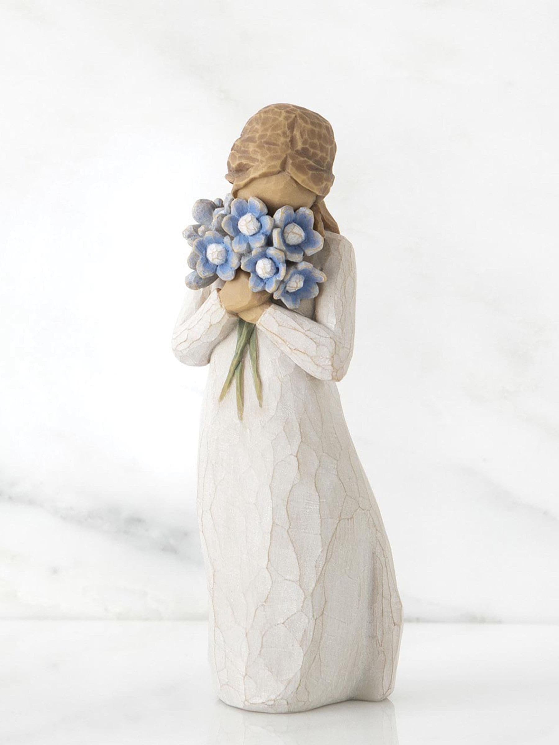 Willow Tree Unisex Off White Forget Me Not Figurine - Image 1