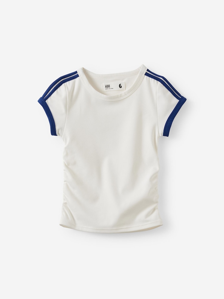 לבן - Cotton On חולצת טי זעירה מבד סטרץ' רך עם שרוולים קצרים וכיווצים - תמונה 1 מתוך 3 לבן - Cotton On חולצת טי זעירה מבד סטרץ' רך עם שרוולים קצרים וכיווצים - תמונה 1 מתוך 3