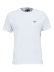 Barbour® White Mens Sports T-Shirt - Image 7 of 8