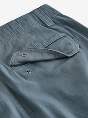Blue Slim Fit Cotton Stretch Cargo Trousers - Image 9 of 9