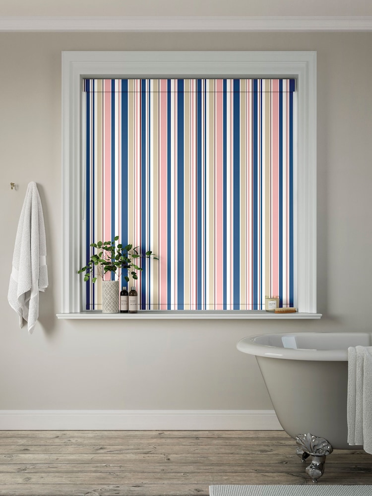Blue Chindi Made to Measure Roller Blind - Image 2 of 6