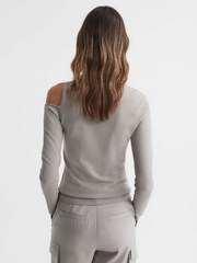 Reiss Lucille Tapa ajustada de manga larga recortada - Imagen 4 de 4