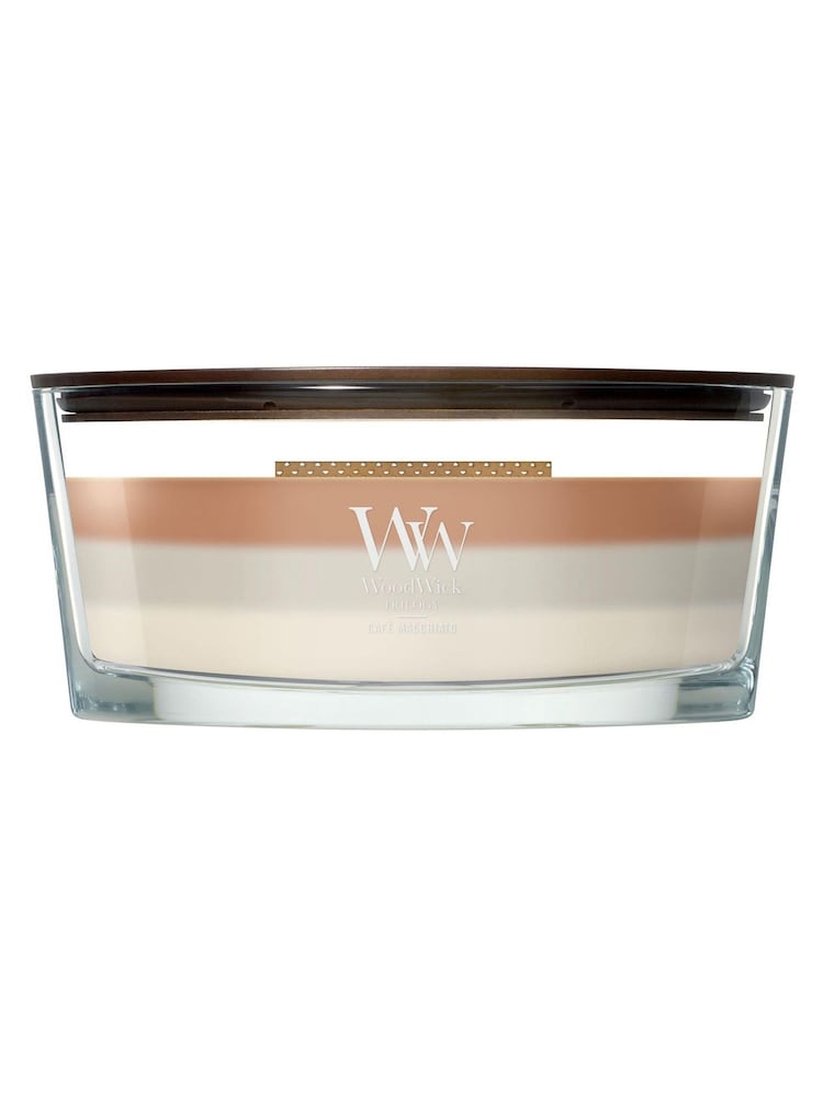 Woodwick Café Macchiato Trilogy Ellipse Candle - Image 2 of 3 Woodwick Café Macchiato Trilogy Ellipse Candle - Image 2 of 3