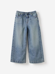 Cotton On Blue Relaxed Wide Leg Denim Jeans - Image 1 of 3