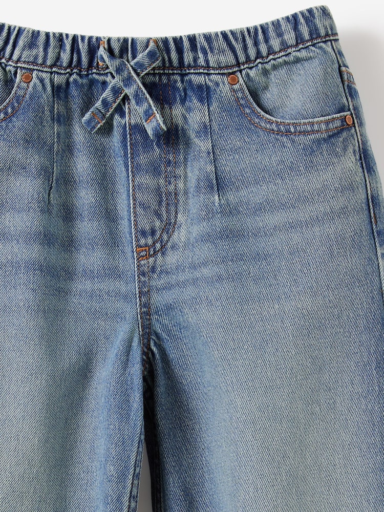 Cotton On Blue Relaxed Wide Leg Denim Jeans - Image 3 of 3
