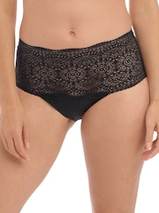 Fantasie Black Brazillian Lace Ease Invisible Stretch Knickers - Image 1 of 3