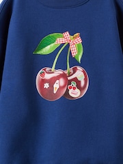 Cotton On Blue Sammy Oversized Fleece Jumper - Image 2 of 3