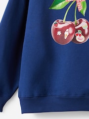 Cotton On Blue Sammy Oversized Fleece Jumper - Image 3 of 3