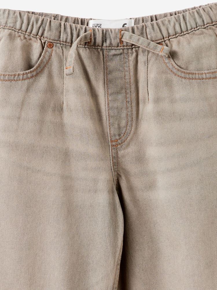 Cotton On Grey Relaxed Wide Leg Denim Jeans - Image 3 of 3 Cotton On Grey Relaxed Wide Leg Denim Jeans - Image 3 of 3