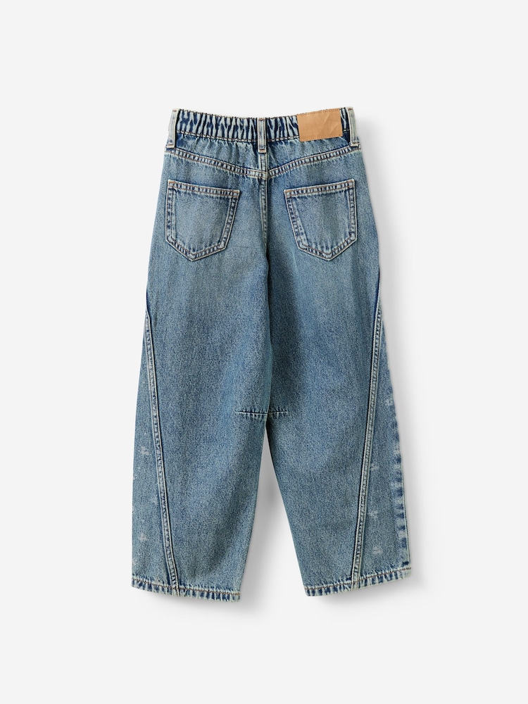 藍色 - Cotton On 中性桶形褲腳牛仔褲 - 圖片 2,共 3 藍色 - Cotton On 中性桶形褲腳牛仔褲 - 圖片 2,共 3