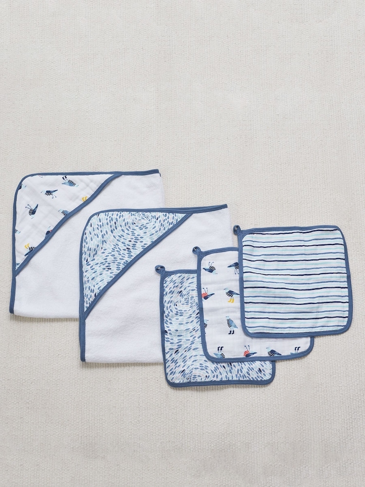 aden + anais Seashore Essentials Hooded Towels Two Pack - Image 2 of 3