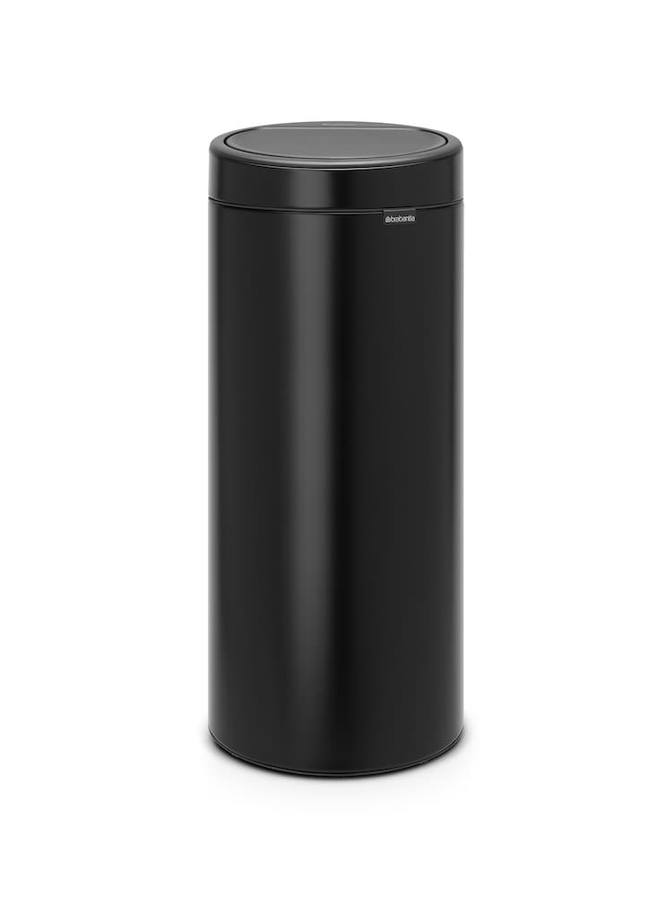 Brabantia Matt Black New 30L Touch Bin - Image 1 of 6