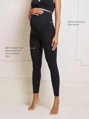 Seraphine X Vogue Williams Black Maternity Overbump Leggings - Image 5 of 7