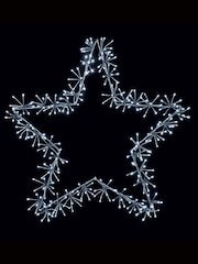 Premier Decorations Ltd White Brite Star Cluster Christmas Decoration - Image 1 of 1