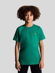 Lyle & Scott Court Green Boys Essentials Crew Neck T-Shirt - Image 1 of 3