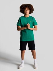 Lyle & Scott Court Green Boys Essentials Crew Neck T-Shirt - Image 2 of 3