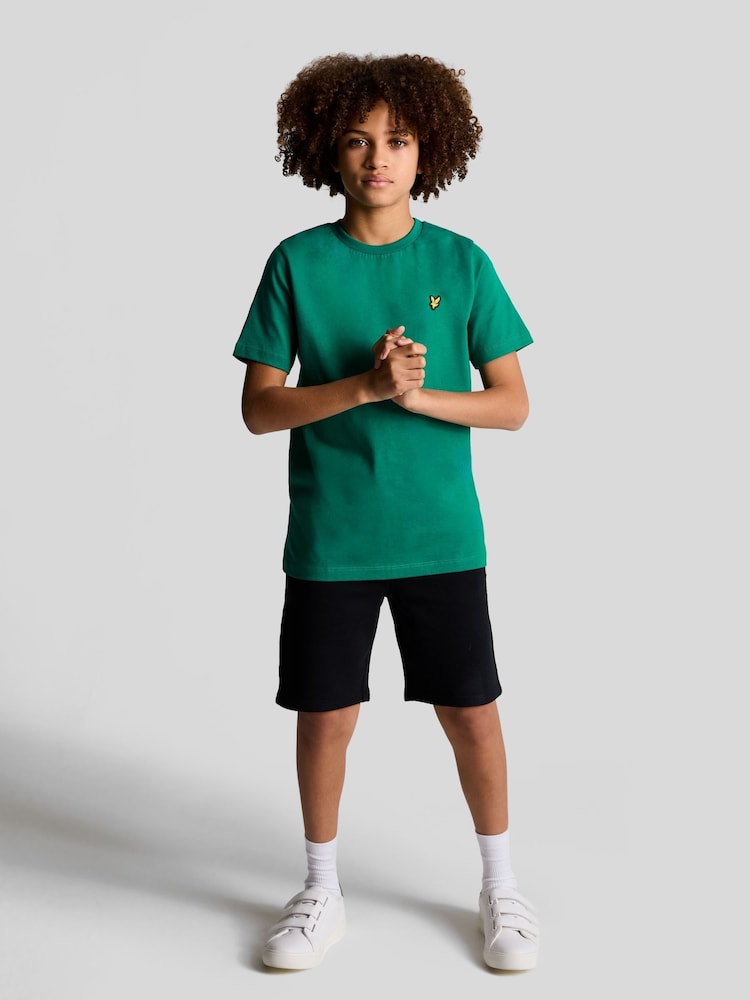 Lyle & Scott Court Green Boys Essentials Crew Neck T-Shirt - Image 2 of 3