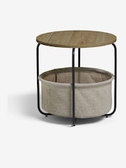 Dark Fabric Side Table - Image 5 of 6