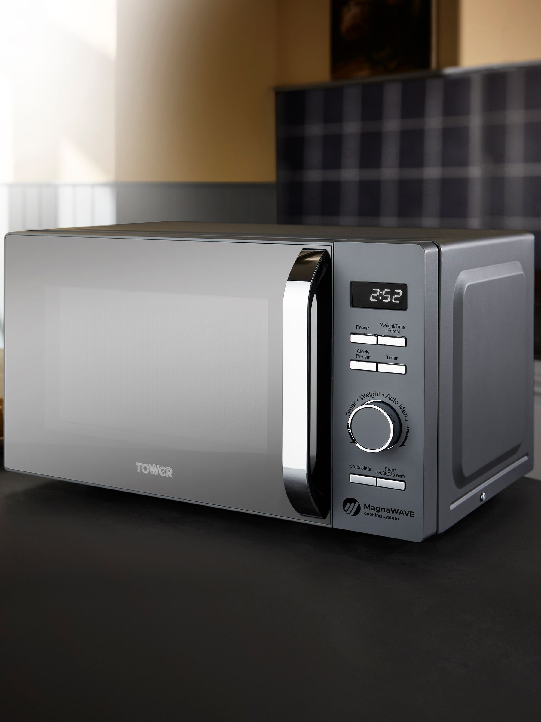 Tower empire range grey microwave sale