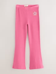 Little Bird Bright Rainbow Ribbed Jersey Kickflare Leggings 4 Pack - Image 2 of 11
