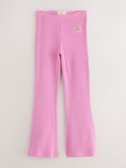 Little Bird Bright Rainbow Ribbed Jersey Kickflare Leggings 4 Pack - Image 5 of 11