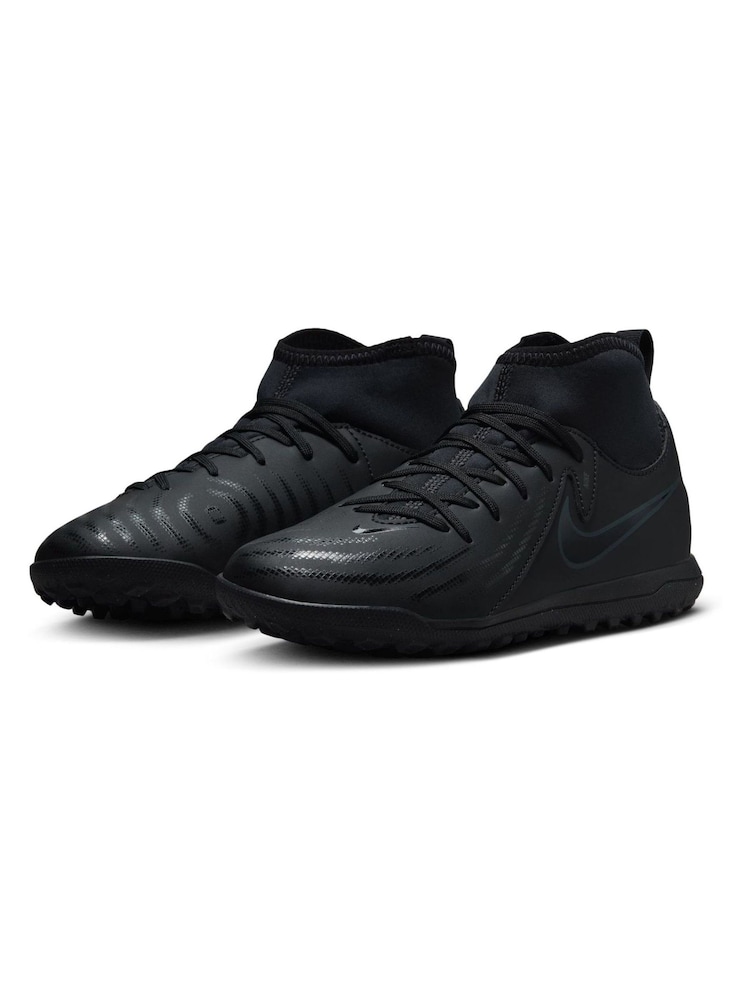 Noir/Vert - Chaussures de football Nike Kids Phantom Luna 2 Club Turf - Image 4 of 9