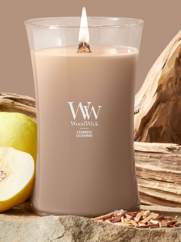 Woodwick Brown Medium Hourglass Candle - Image 1 of 3 Woodwick Brown Medium Hourglass Candle - Image 1 of 3
