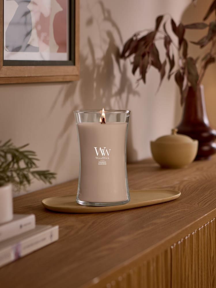 Woodwick Brown Medium Hourglass Candle - Image 2 of 3 Woodwick Brown Medium Hourglass Candle - Image 2 of 3