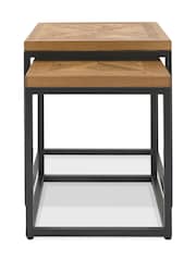 Bentley Designs Natural Indus Nest of Tables - Image 2 of 2
