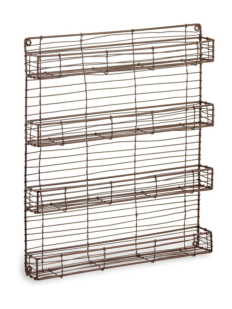 Nkuku Aged Brass Inkollu Spice Rack - Image 3 of 3 Nkuku Aged Brass Inkollu Spice Rack - Image 3 of 3