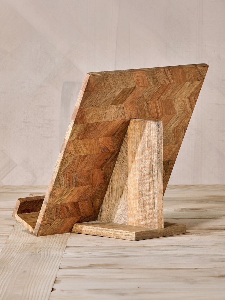 Nkuku Natural Imsa Book Stand - Image 1 of 3 Nkuku Natural Imsa Book Stand - Image 1 of 3