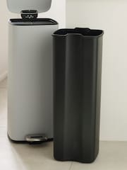 Cubo de basura de 30 l con pedal y cierre amortiguado - Imagen 3 de 5