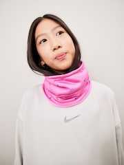 Nike Pink Kids Reversible Neck Warmer - Image 4 of 6