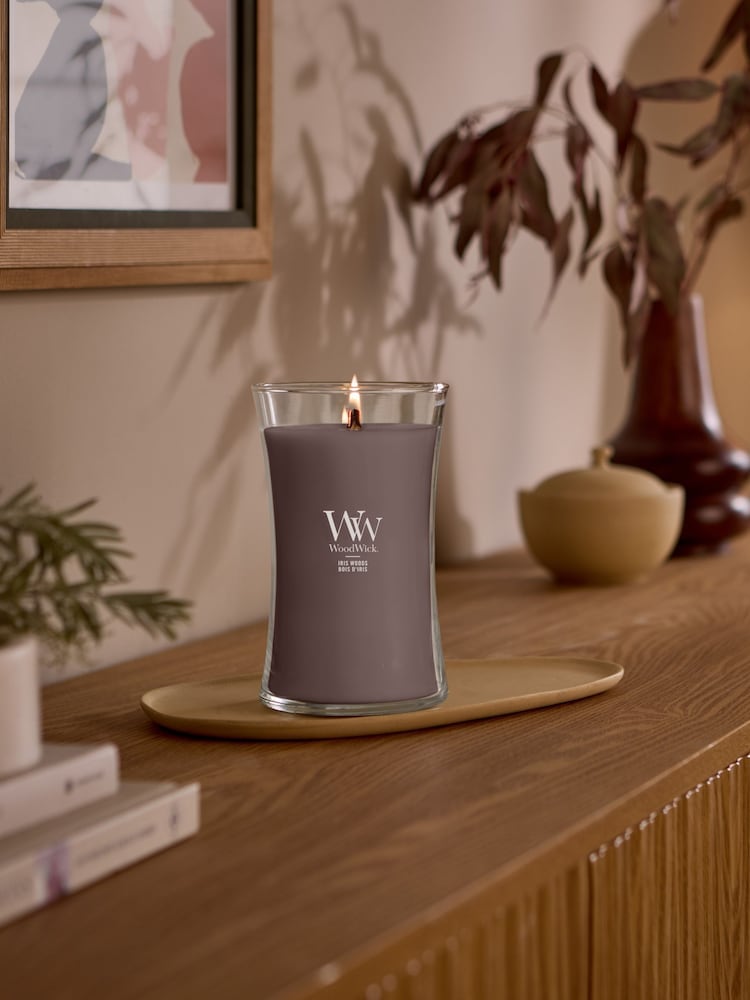Woodwick Brown Medium Hourglass Candle - Image 2 of 4 Woodwick Brown Medium Hourglass Candle - Image 2 of 4
